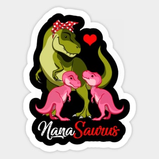 Nanasaurus T-Shirt T-rex Nana Saurus Dinosaur Sticker